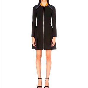 Maje Raline Zip Knit dress
